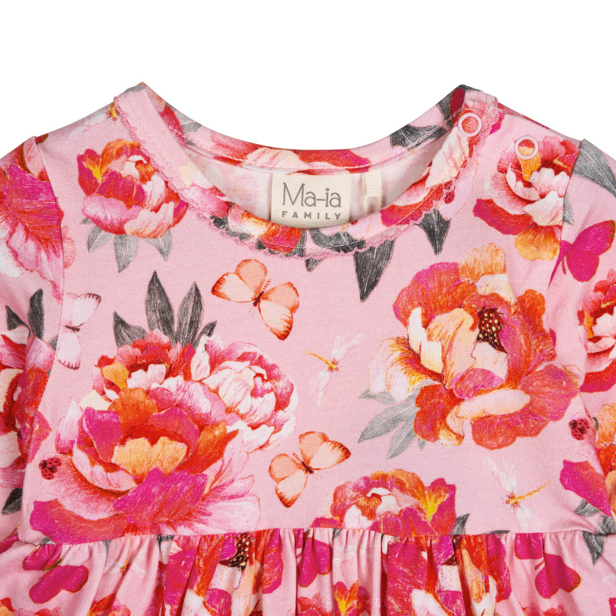 Pionit-bodymekko, pinkki