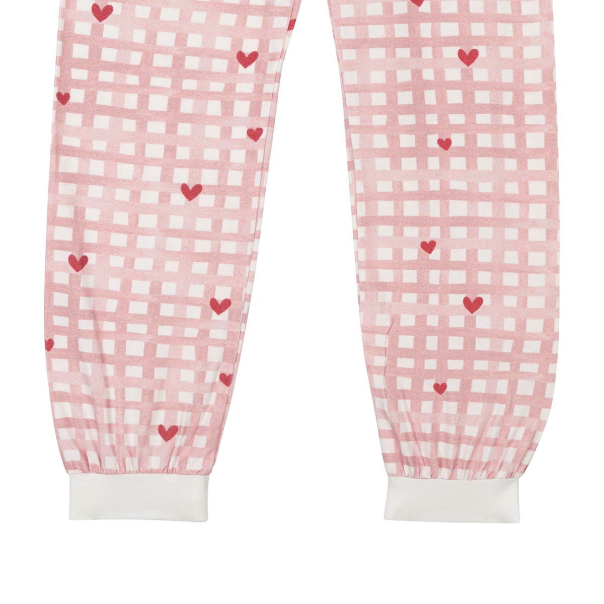 Herttaruutu-pyjama, vaaleanpunainen