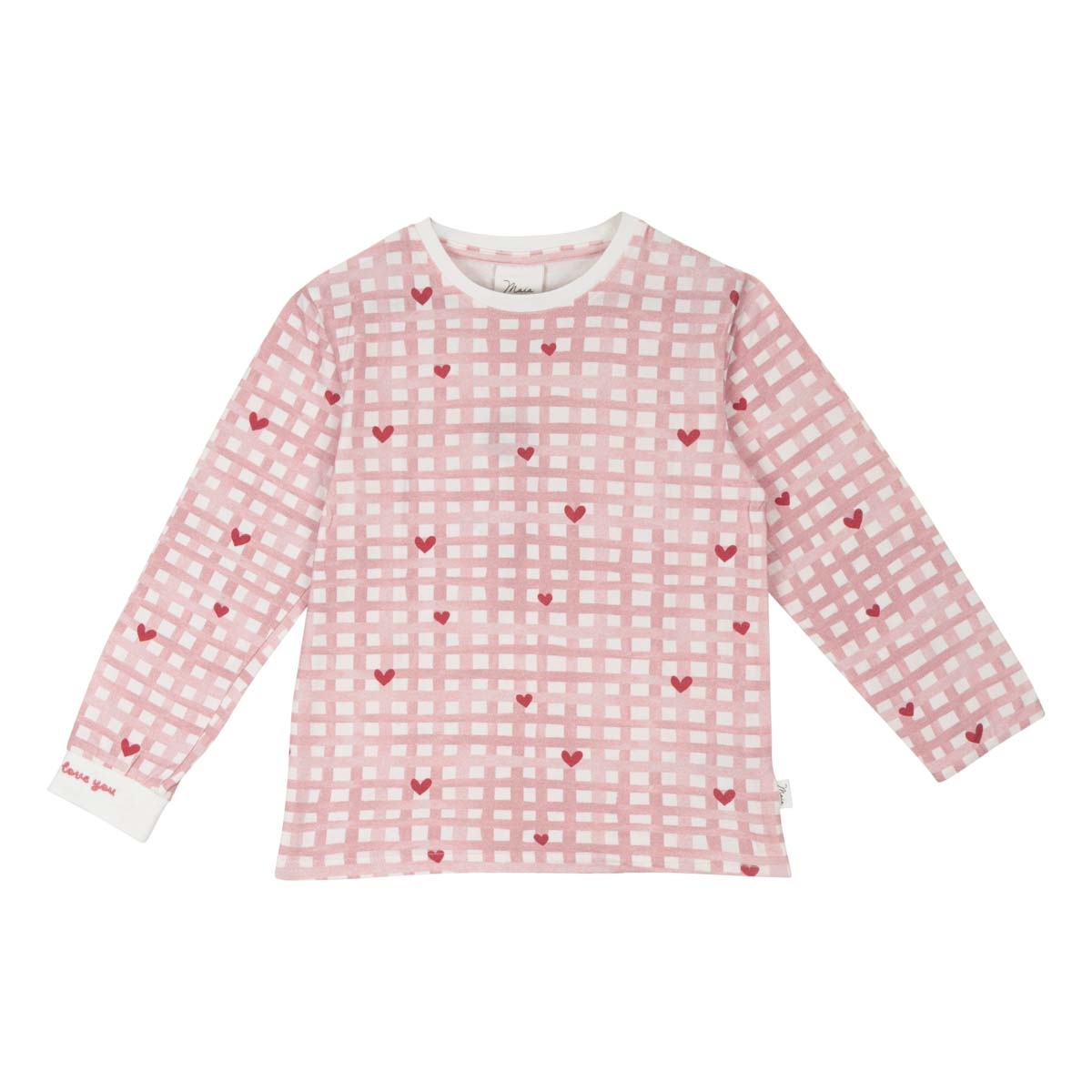 Herttaruutu-pyjama, vaaleanpunainen