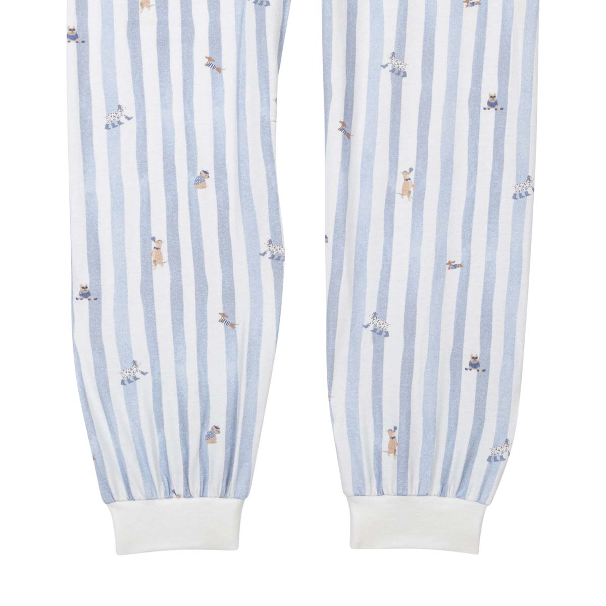 Koiraraita-pyjama, vaaleansininen